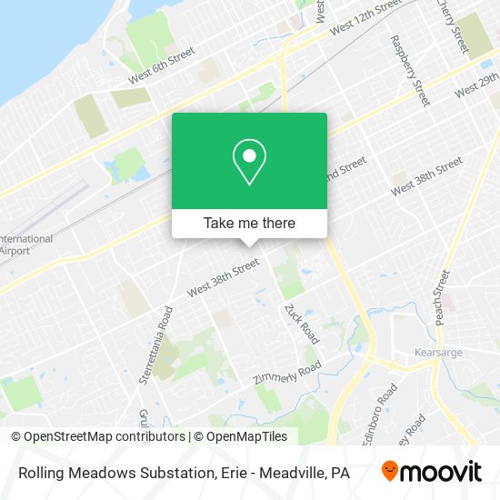 Rolling Meadows Substation map