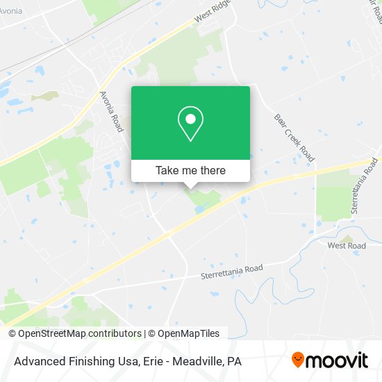 Advanced Finishing Usa map