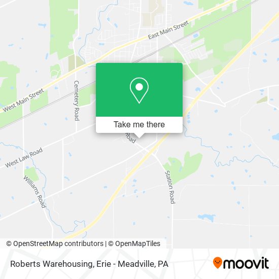 Mapa de Roberts Warehousing