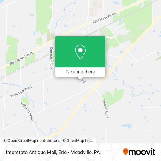 Mapa de Interstate Antique Mall