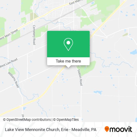 Lake View Mennonite Church map