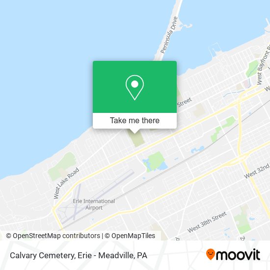 Mapa de Calvary Cemetery