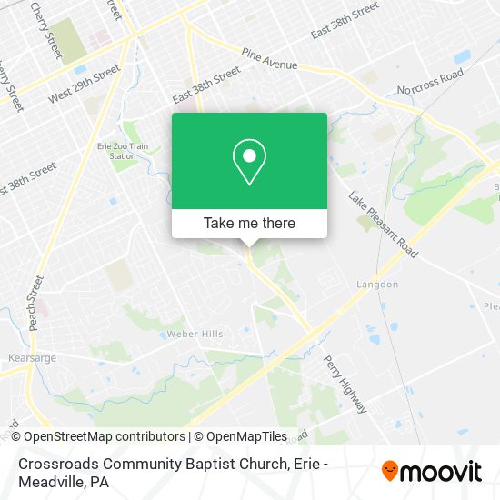 Crossroads Community Baptist Church map