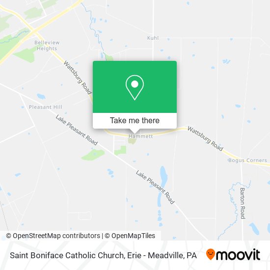 Mapa de Saint Boniface Catholic Church