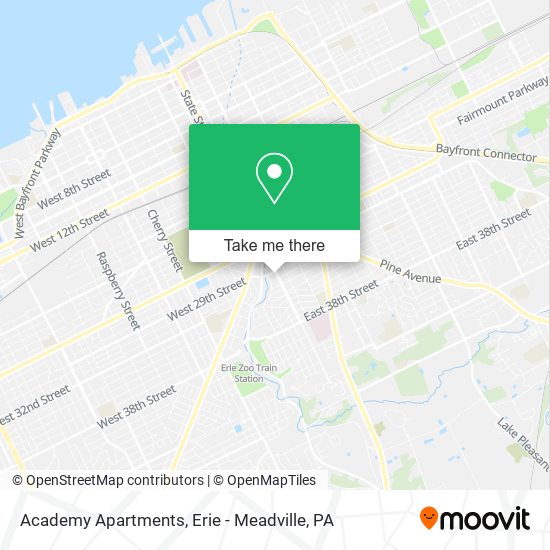 Mapa de Academy Apartments