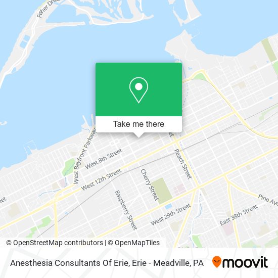 Anesthesia Consultants Of Erie map