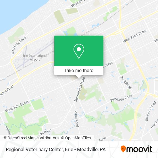 Regional Veterinary Center map