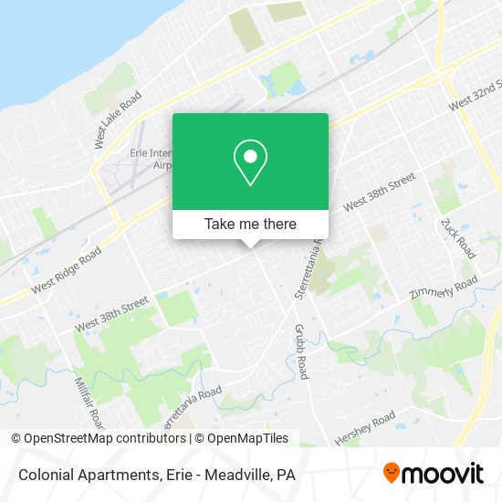Mapa de Colonial Apartments