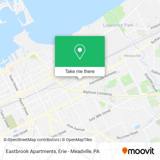 Eastbrook Apartments map