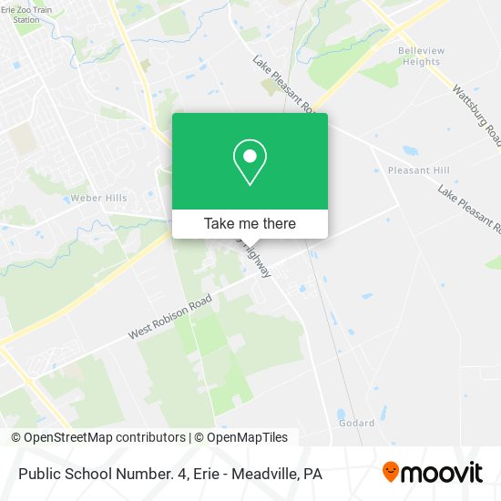 Mapa de Public School Number. 4