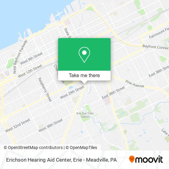 Erichson Hearing Aid Center map