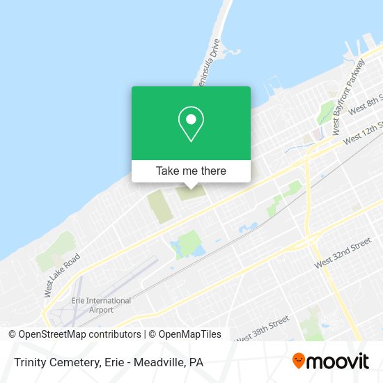 Trinity Cemetery map