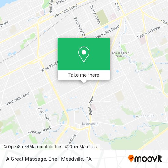 A Great Massage map