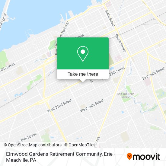 Elmwood Gardens Retirement Community map