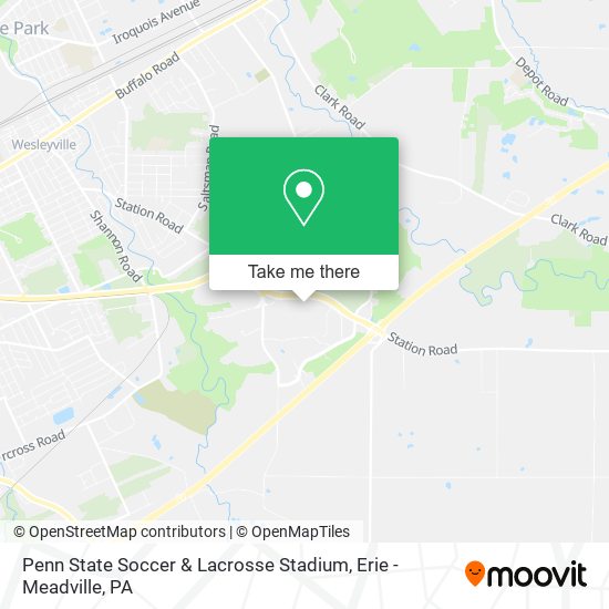 Penn State Soccer & Lacrosse Stadium map