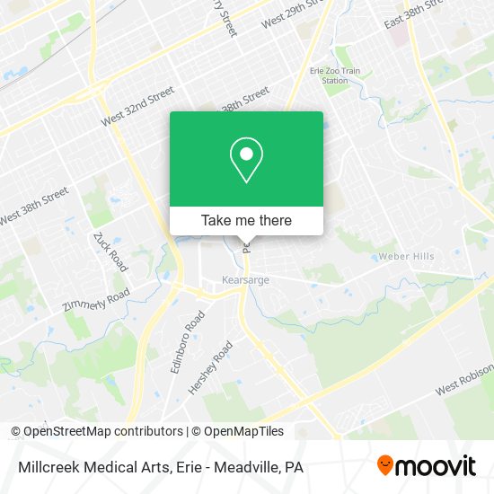 Millcreek Medical Arts map
