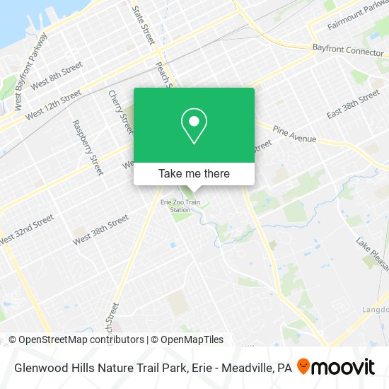 Glenwood Hills Nature Trail Park map