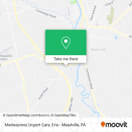 Medexpress Urgent Care map