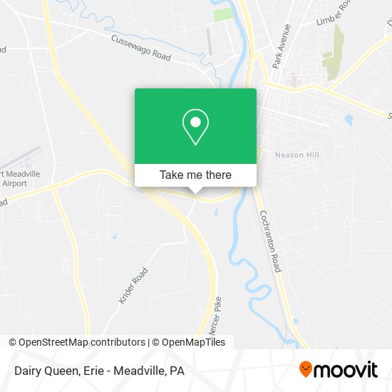 Dairy Queen map