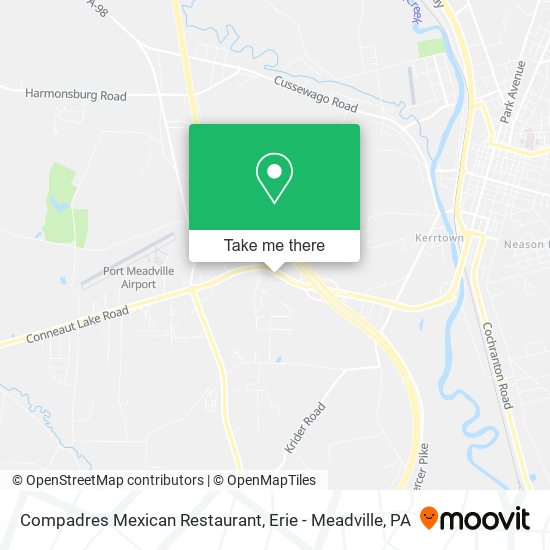 Mapa de Compadres Mexican Restaurant