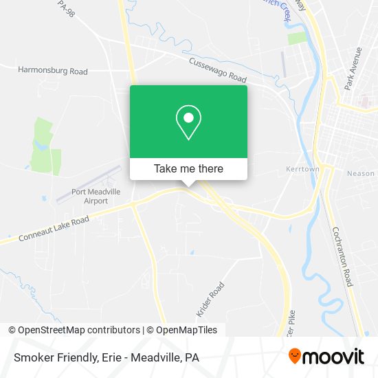 Smoker Friendly map