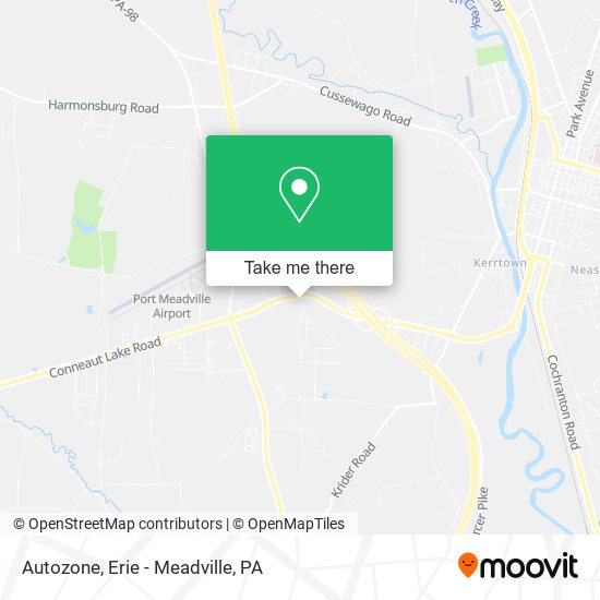 Mapa de Autozone