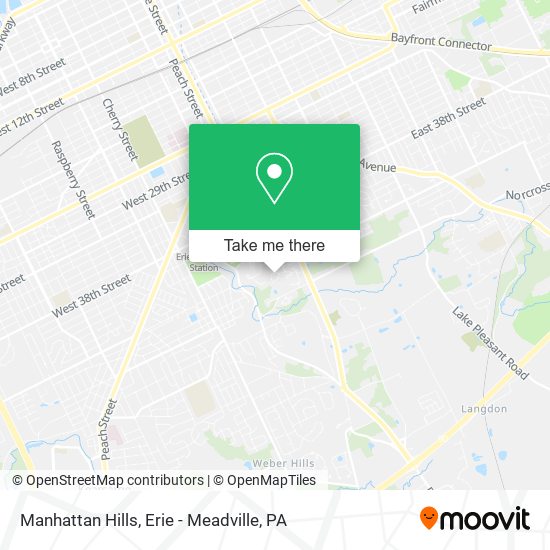Manhattan Hills map