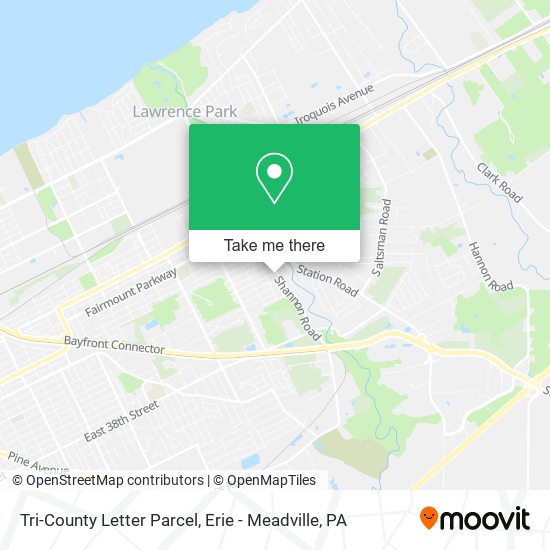 Tri-County Letter Parcel map