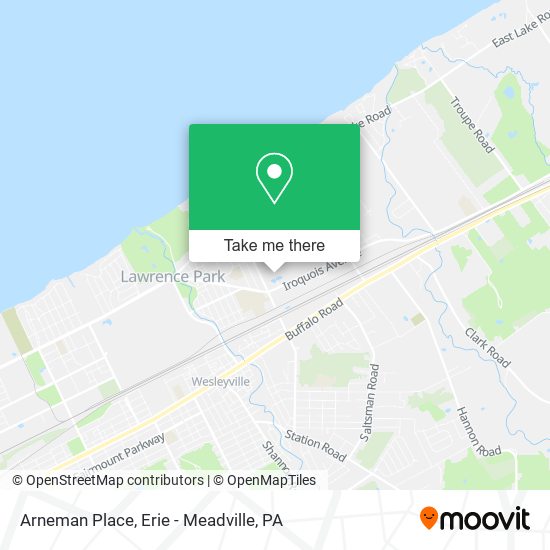Arneman Place map