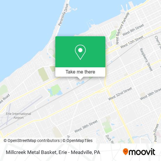 Millcreek Metal Basket map