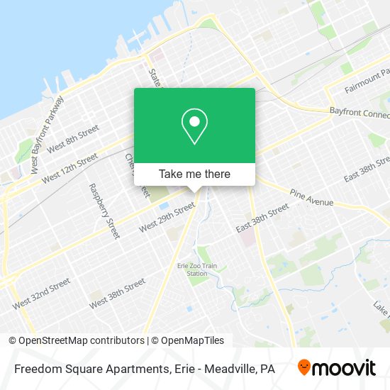 Freedom Square Apartments map