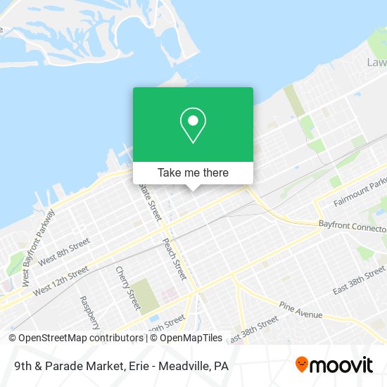 Mapa de 9th & Parade Market