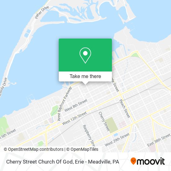 Cherry Street Church Of God map