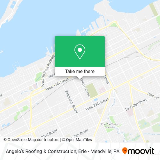 Mapa de Angelo's Roofing & Construction