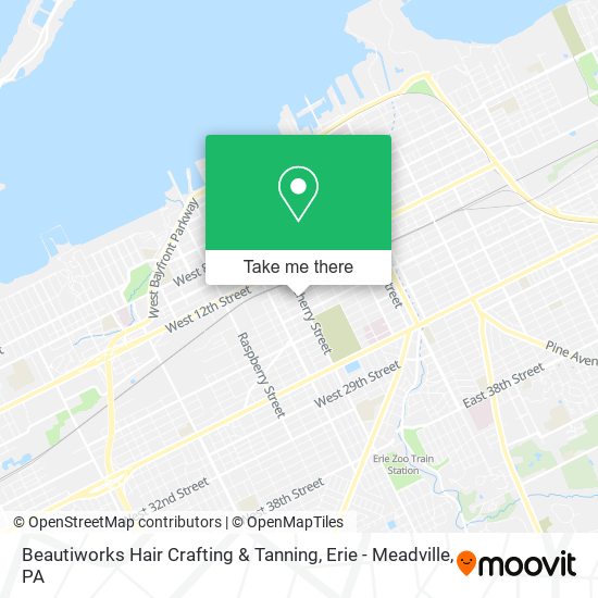 Mapa de Beautiworks Hair Crafting & Tanning