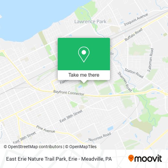 Mapa de East Erie Nature Trail Park