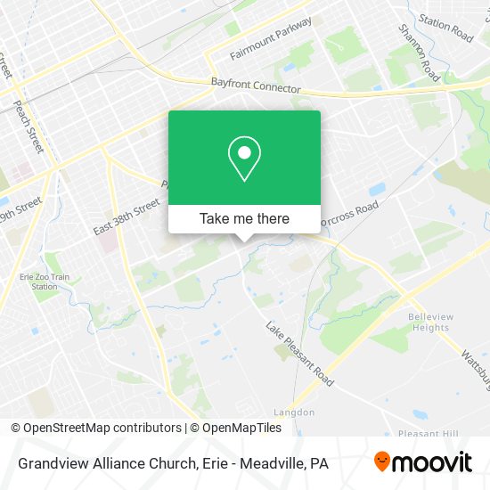 Grandview Alliance Church map
