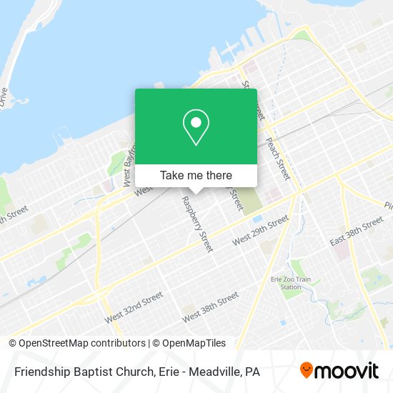 Mapa de Friendship Baptist Church