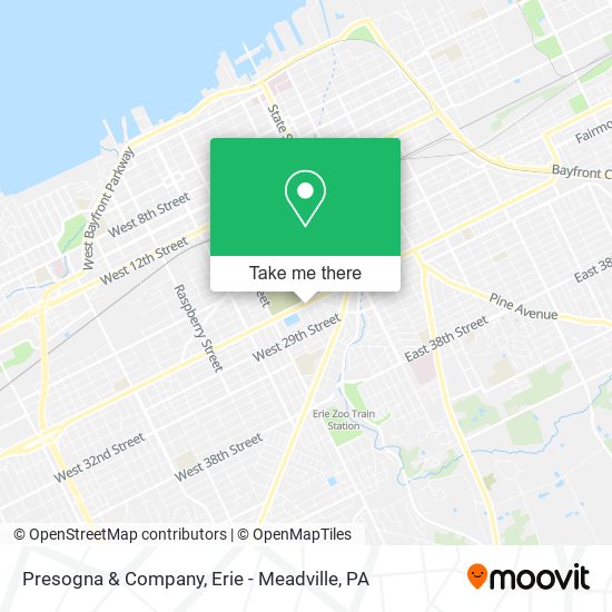 Mapa de Presogna & Company