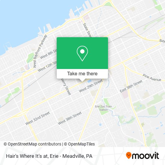 Hair's Where It's at map