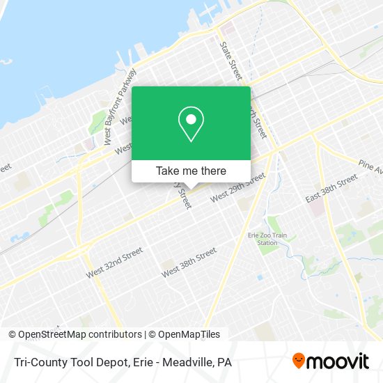 Mapa de Tri-County Tool Depot