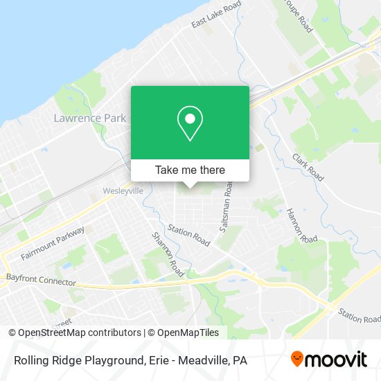 Rolling Ridge Playground map