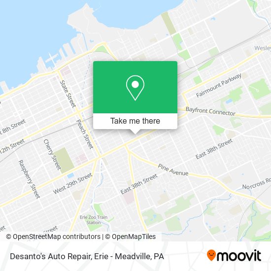 Desanto's Auto Repair map