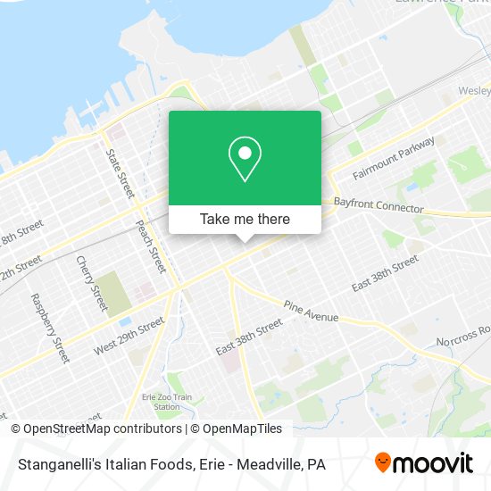 Stanganelli's Italian Foods map