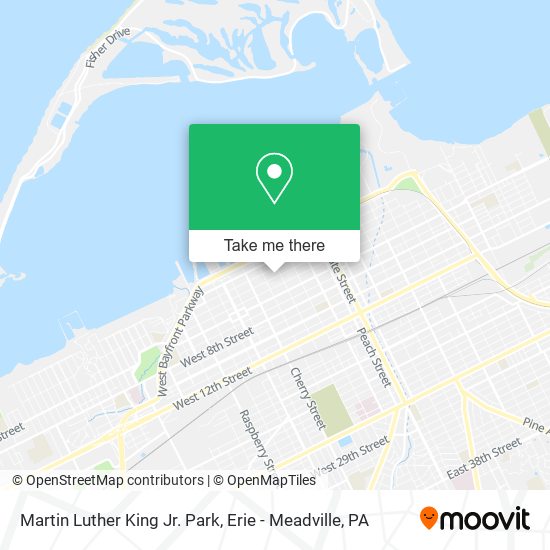Mapa de Martin Luther King Jr. Park