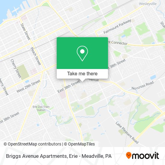 Briggs Avenue Apartments map