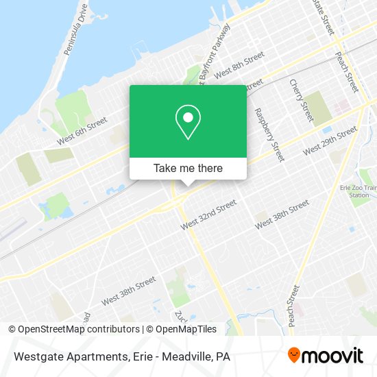 Westgate Apartments map