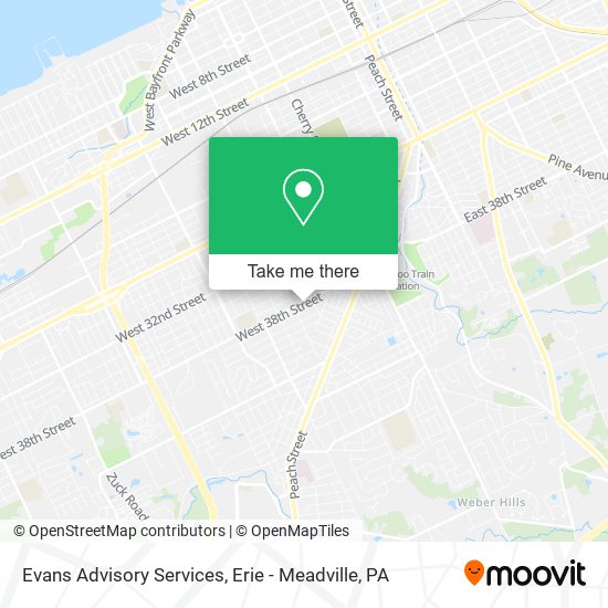 Mapa de Evans Advisory Services