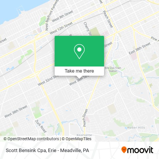 Scott Bensink Cpa map