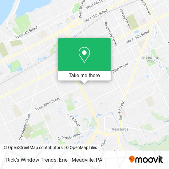 Rick's Window Trends map